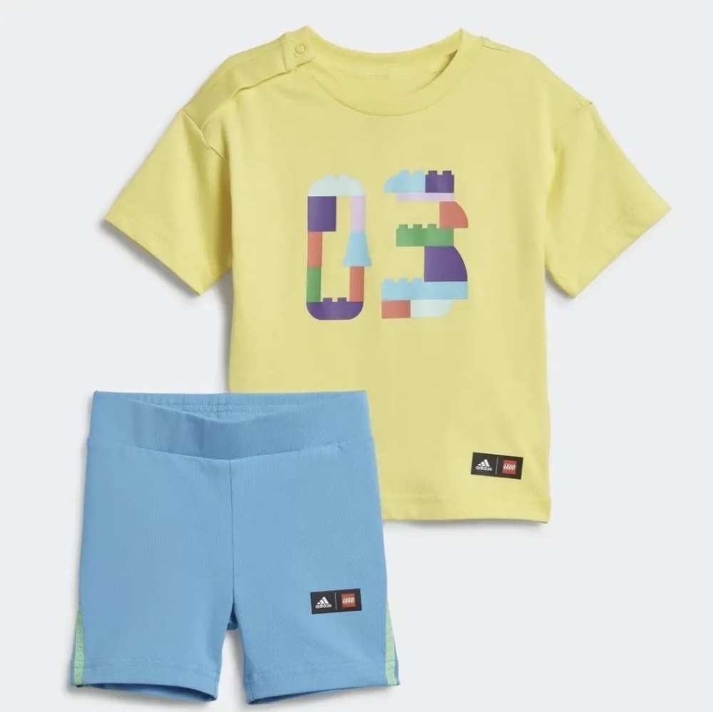 Adidas Kids Matching Set - Yellow and Blue